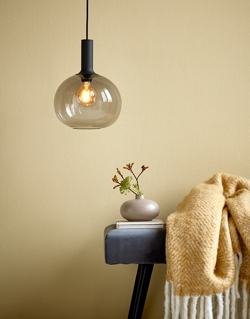 Alton 25 Pendelleuchte E27, rauchfarben